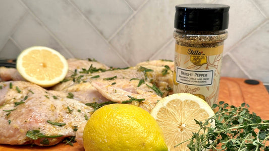 Bright Pepper Grilled Spatchcock Chicken