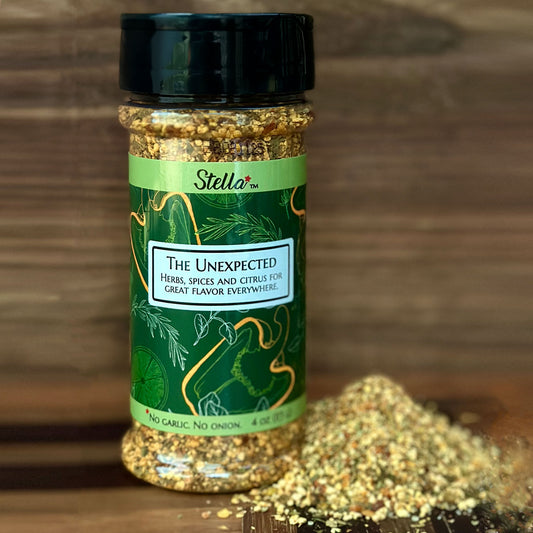 Bright citrus, garden peppers, herbaceous rosemary, thyme and a gentle infusion of red pepper.