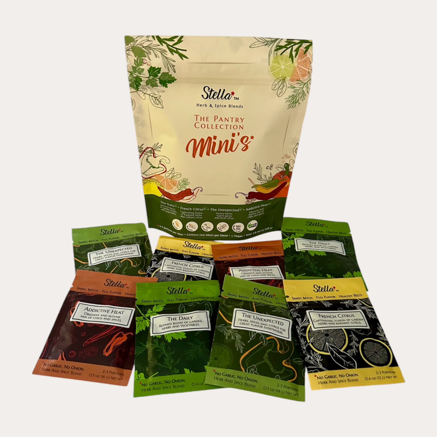 The Stella Foods Pantry Collection Mini's (4 Blends)