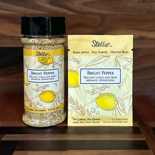 Bright Pepper Herb & Spice Blend: 5 oz. Bottle, 2-3 Portion Mini