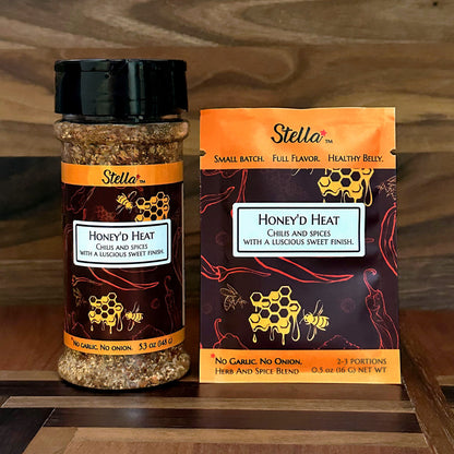 Honey'd Heat Chili & Spice Blend: 5.3 oz. Bottle, 2-3 Portion Mini