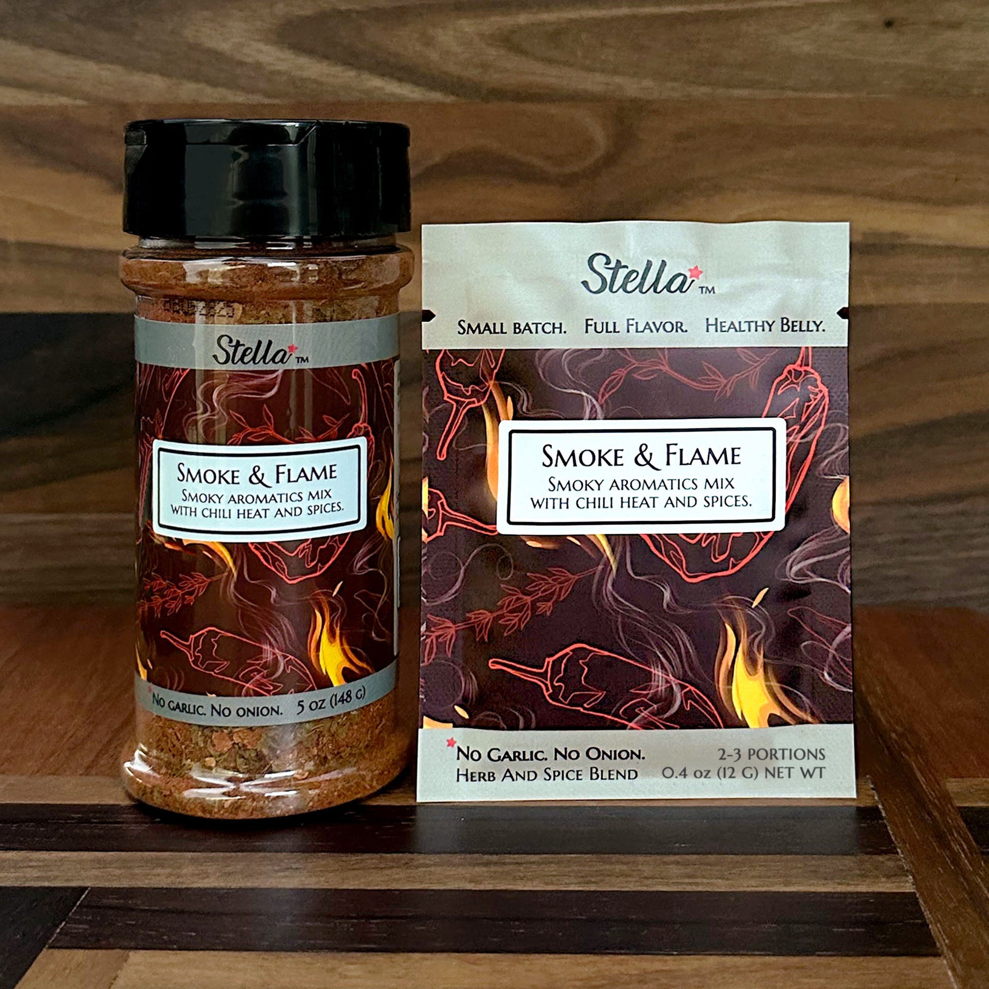 Smoke & Flame Chili & Spice Blend: 5 oz. Bottle, 2-3 Portion Mini